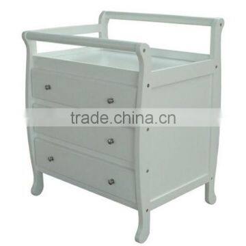 Wholesale Australia / NewZealand Style 3 Drawer Wooden Baby Changing Dresser Change Table