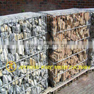 Direct factory of pvc coated galvanized gabion box/gabion box buyer made in china