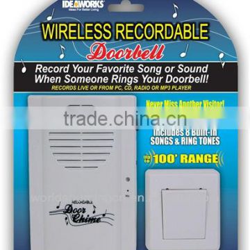 Wireless Recordable Doorbell