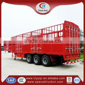 China van semi trailer steel cargo trailer for sale