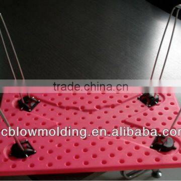 OEM Blow Molding Plastic Folding Table HDPE Folding Laptop Table Board Huizhou Factory photo-2