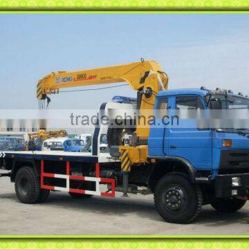 Dongfeng 4x2 towing wrecker crane,crane tipper truck,wrecker towing truck