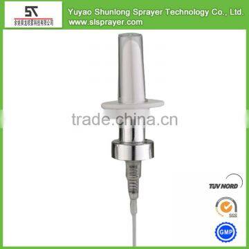 18mm 20mm plastic oral sprayer, long rocker oral spray , crimp sprayer