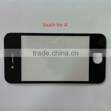 Replacement front glass with Touch Screen digitizer for iphone balck white