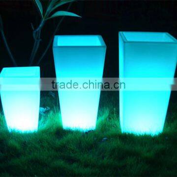 Rechargeable Led Flower Pot With Color Changing Oriental Flower Pots for Whloe Sale