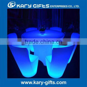 LED light up dinning table dinning furniture