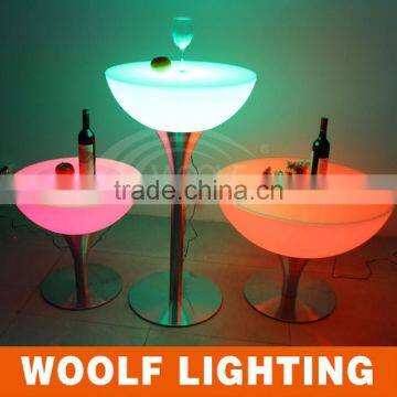 Fashional Bar Nightclub Round Glow LED Table