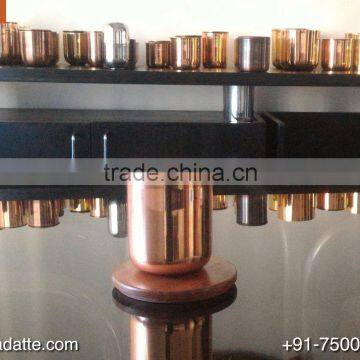 New Design Factory Made Brand Logo Brass Copper Candle Cup photo-4