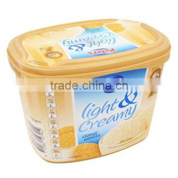 1.8L IML Plastic Ice Cream Cup Labels Have Lid and Tamper Proof photo-5