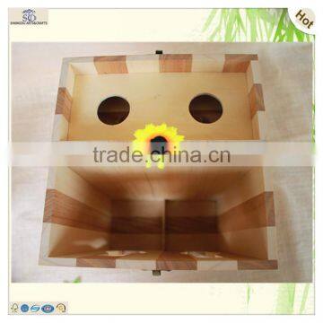 First Class Cutting Chinaberry Poplar Made Wine Box photo-6