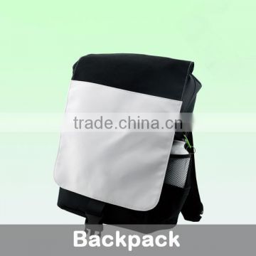 Blank With Front Flip School Backpack For Sublimation