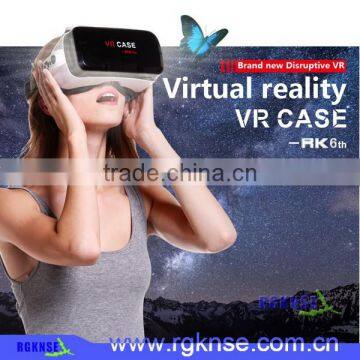 2016 Professional Design VR CASE 6th Generation VR Headset 3D Glasses For Smart Phone photo-2