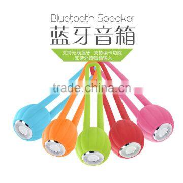 Silicone Portable Pumpkin Mini Wireless Waterproof Bluetooth Speakers photo-4