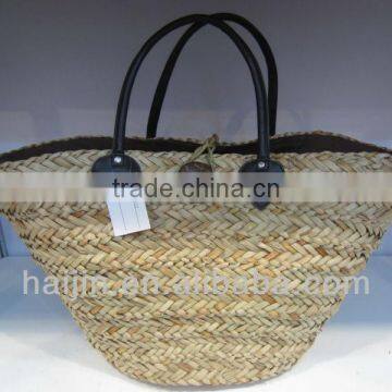 seagrass handmade tote bag