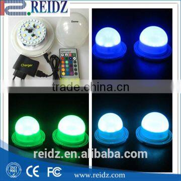 24RGB+8W Wedding Funiture Decoration Battery 6.4W LED Bulb Light photo-4