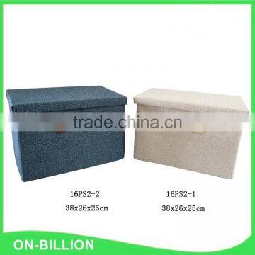Collapsible Non Woven Storage Box Foldable With Lid photo-2