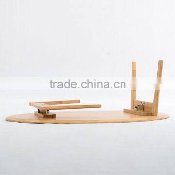 Environmental Natural Bamboo Foldable Table for Tea or Coffee photo-3