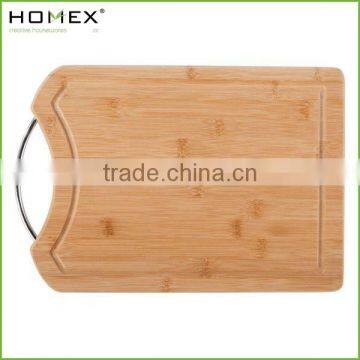 Bamboo Cutting & Kitchen Chopping Board with Groove Homex-BSCI Factory