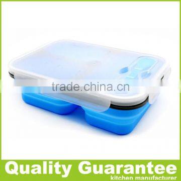 Microwave Bento Box Silicone Lunch Box photo-2