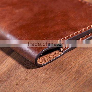 Custom Cheap 100% Cow Leather Passport Holder, Travel Card Holder photo-4