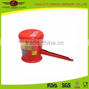 Red Color With Decal Enamel Coffee Boiler Pot photo-3