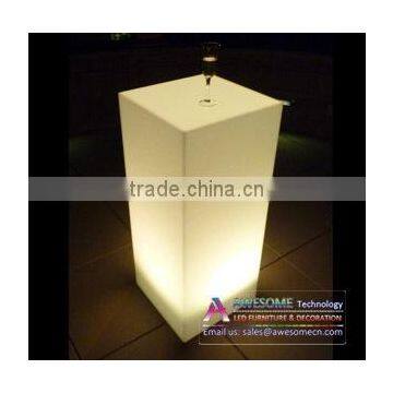 Light up Led Plastic Pedestal Event Table