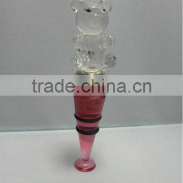 Latest Design Acrylic Led Color Changing Bar Wine Bottle Stopper Accessories photo-5