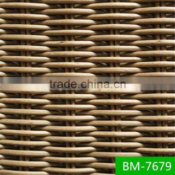 SGS certificated 3000 hours tested round braiding pe rattan material for garden furniture sets