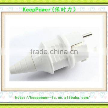 Power Industrial Socket Adapter Plug Socket German Standard Plug E-012 White 16A