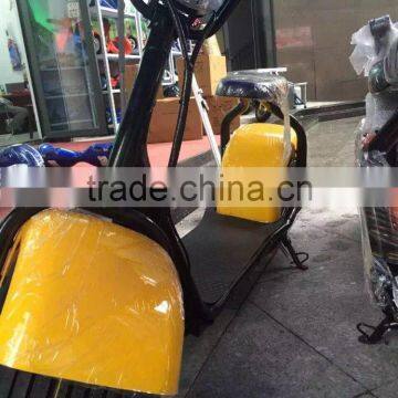 2017 Zhejiang factory newly electric bike 48V citycoco with suspension&Disc brakes&LCD display