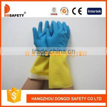 Hot Sale Latex Gloves With Double Colors Household Gloves From Ddsafety