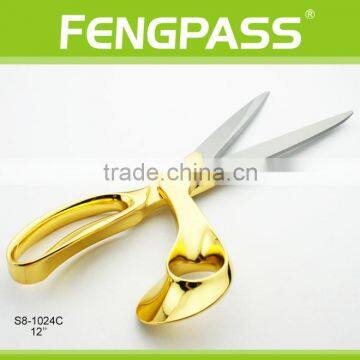 S8-1024C 30cm Stainless Steel Blades With Zinc Alloy Handle Tailoring Scissors photo-3