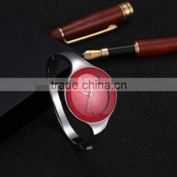 High Quality Free Sample Narrow Strap Fashion Unisex Wristwatch Display Watch photo-2