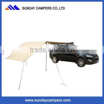 Beijing Factory 280g Polycotton Picnic Car Side Awning Shade With Extension
