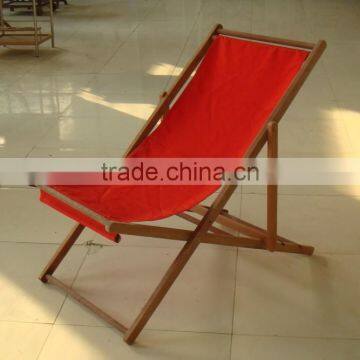Hot Sale Foldable Wooden Folding Beach Chair photo-2