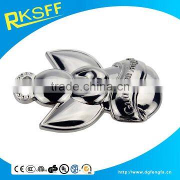 Rivet Angel Shape Metal Logo With Zinc Alloy photo-2