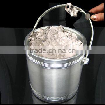 cooling and holding accessory galvanized metal steel ice bucket ice pail for wine or beer or champagne bottles