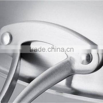 High Quality Highend Chinese Wok Round Bottom Composite Steel Wok photo-4