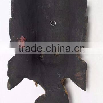 Hand Crafted Wooden Mask of Hindu Lord Ganesh Wall Hanging Made In Nepal photo-4