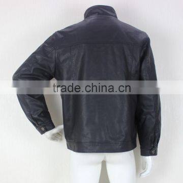 2015 Custom Leather Jacket Made In China photo-5
