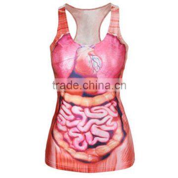 All Over Sublimation Printed Vest Made in China