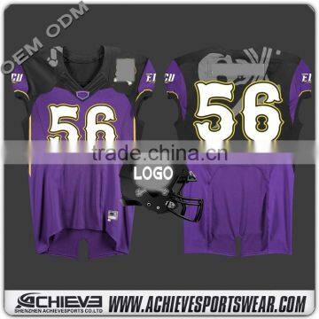 easeful custom sublimated american football jerseys