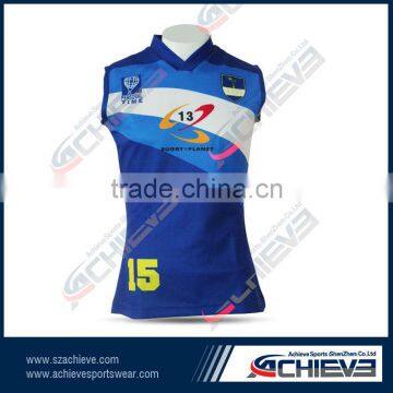 custom singapore sleeveless rugby jersey