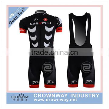 wholesale sublimation printing cycling clothing cycling set with jersey