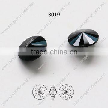 Dongzhou manufacturer black crystal rhinestone beads in themed jewelry pendants