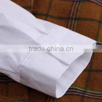 2015 Fashion Cotton Check Chiffon Ruffle Bottom Long Sleeves Direct Manufacturer High Quality Big Sleeve Blouse photo-2