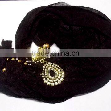 Indian Pendant Scarves,Jewel Scarves, Export Quality Scarves photo-5