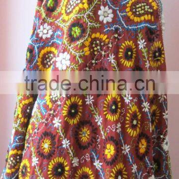 PHULKARI GEORGETTE DUPATTA SHAWL, Sequin Hand Embroidery Dupatta photo-3