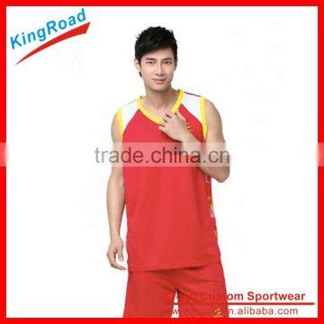 2016 Professional 100%polyester Custom Basketball Jersey Color Purple photo-2