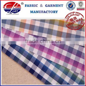 new fashion bamboo fabric checked with good drapability, design your own fabric